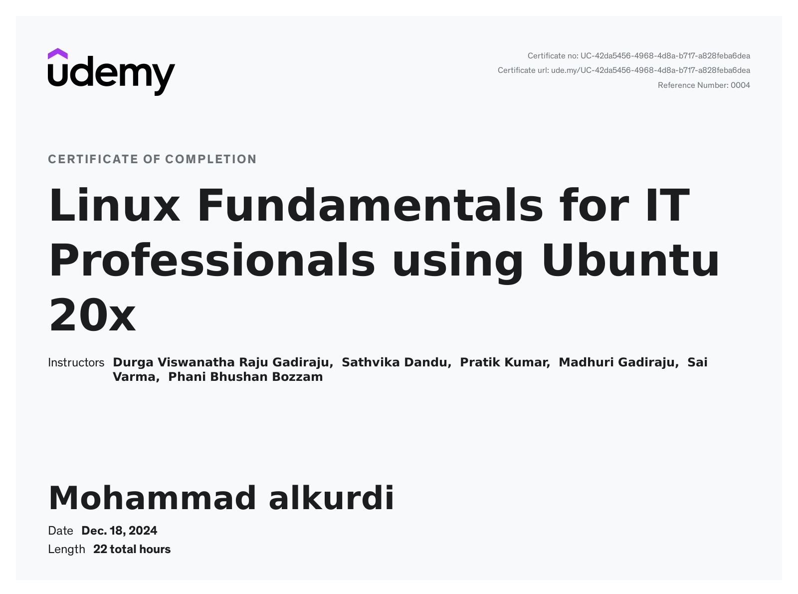 Linux Fundamentals for IT Professionals using Ubuntu